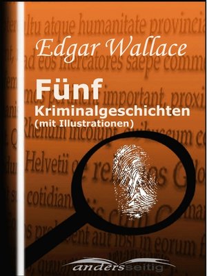 cover image of Fünf Kriminalgeschichten (mit Illustrationen)